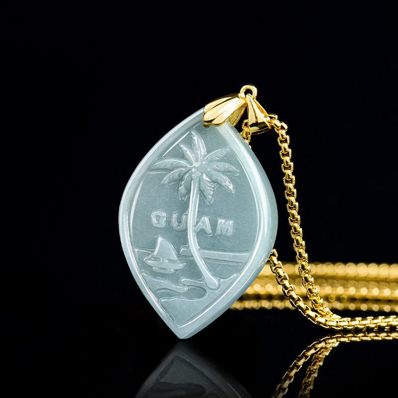 Pacific Jewelry & Watches Los Angeles - Colgante de Jadeíta Natural Grado A,