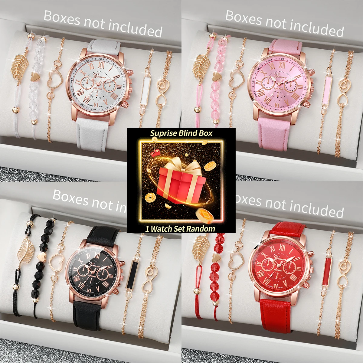 Jewelry Watches & Accessories - Caja Sorpresa con Reloj de Mujer,