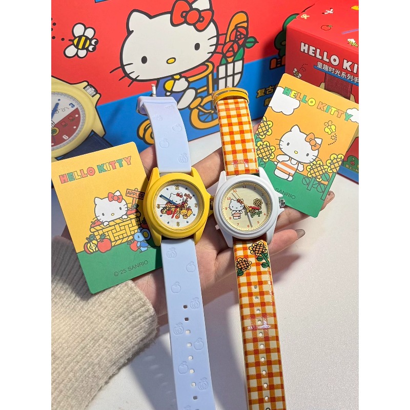 Moetch Sanrio Hello Kitty Seri - Moments Watches & Jewelry Burlington reseña y precio