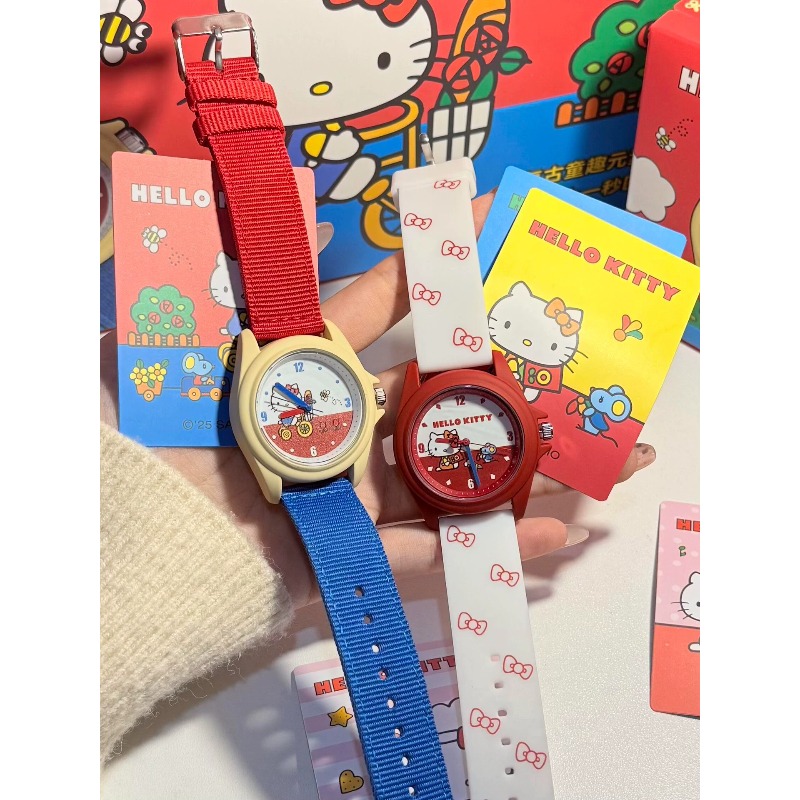 Moetch Sanrio Hello Kitty Seri - Moments Watches & Jewelry Burlington reseña y precio