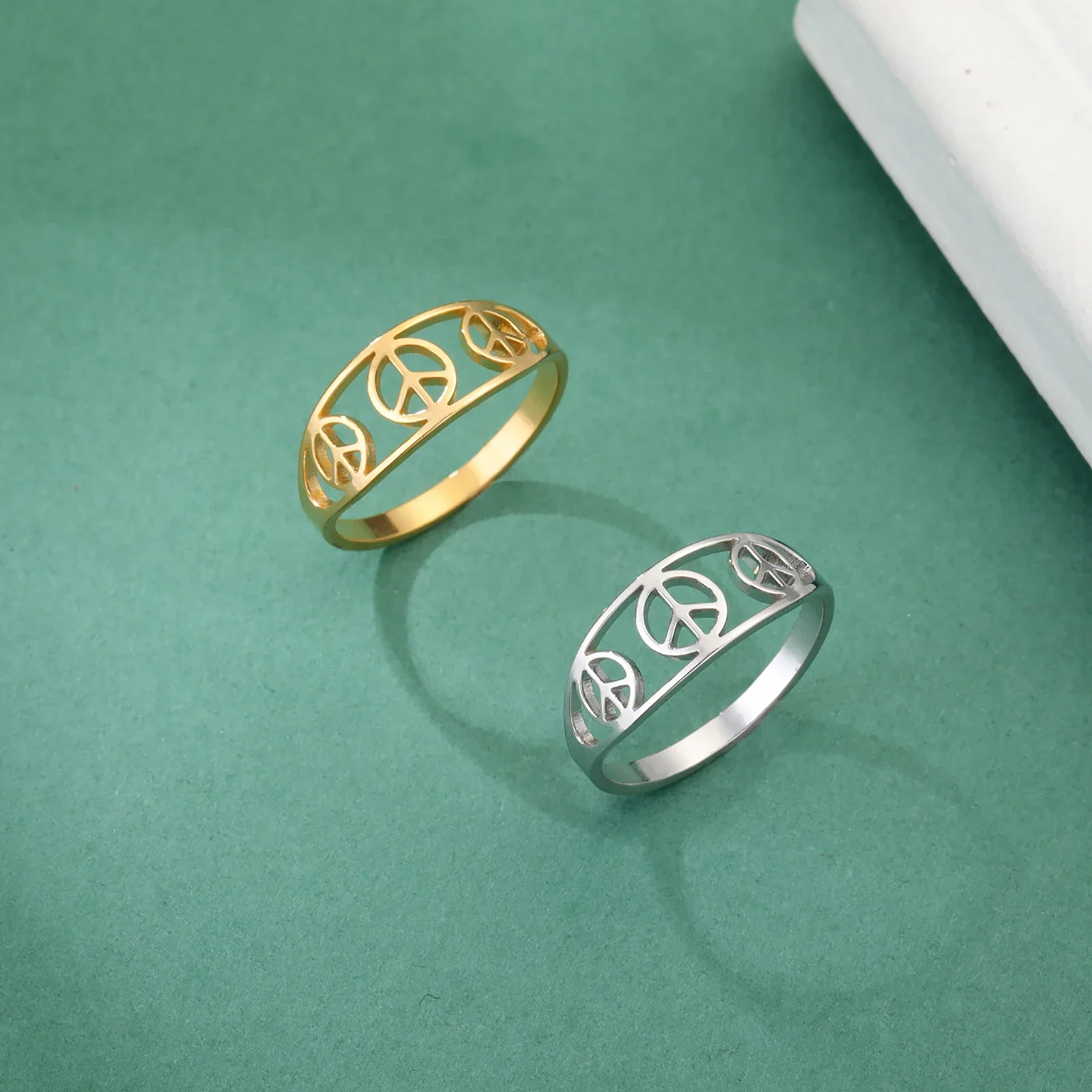 Anillos con símbolo de la paz, - Pacific Jewelry & Watches Los Angeles reseña y precio