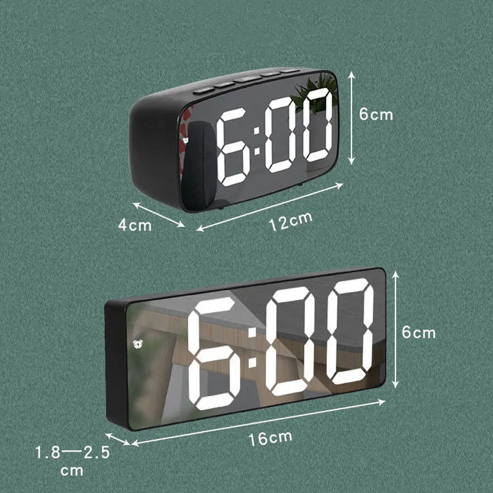 Reloj despertador con espejo a - Moments Watches & Jewelry Burlington reseña y precio
