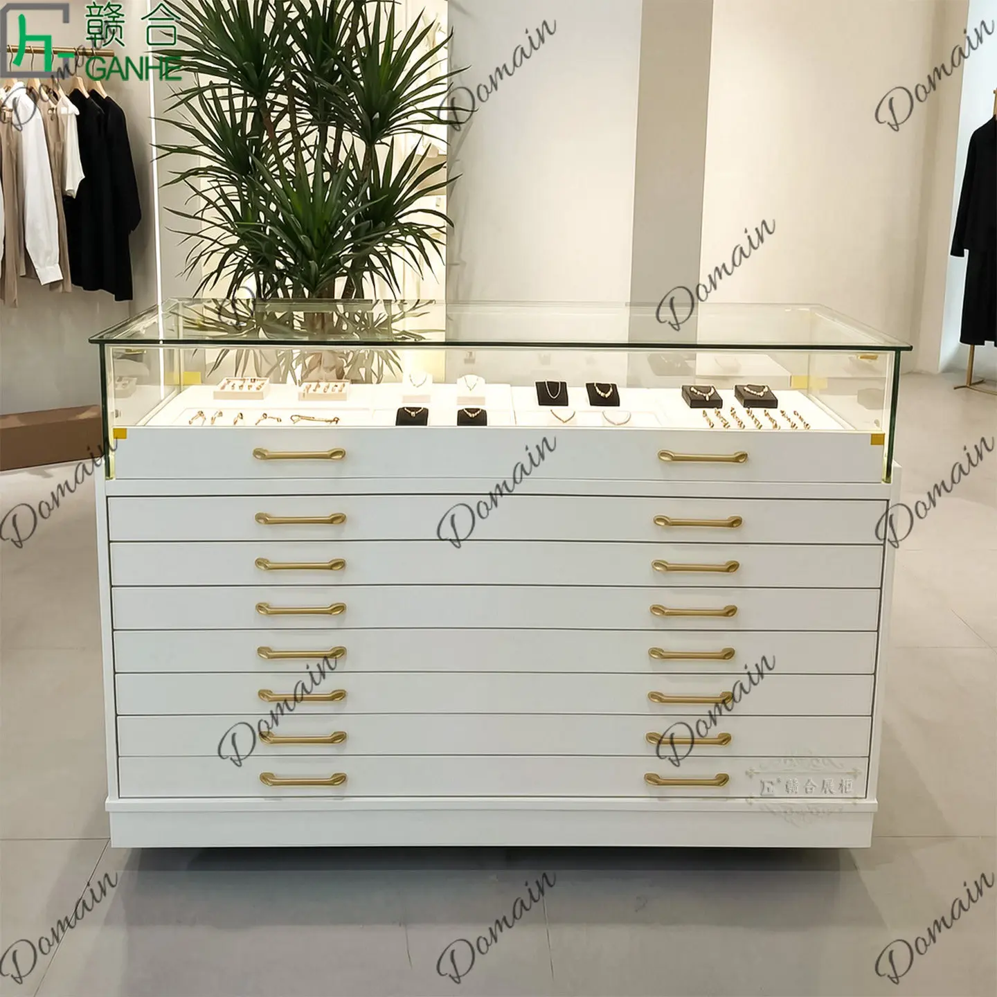 81 N Vitrina de cristal de luj - Jewelry Watches & Accessories reseña y precio